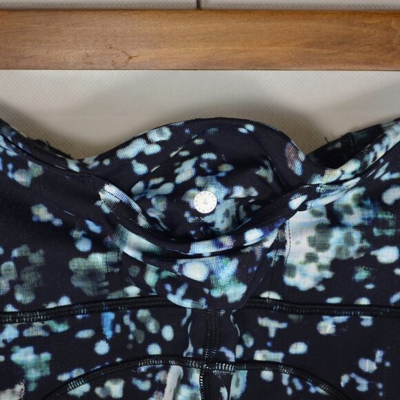 lululemon Fast & Free Crop II *Nulux 19" Size 4 in Pixel Haze Multi Black - Picture 4 of 4